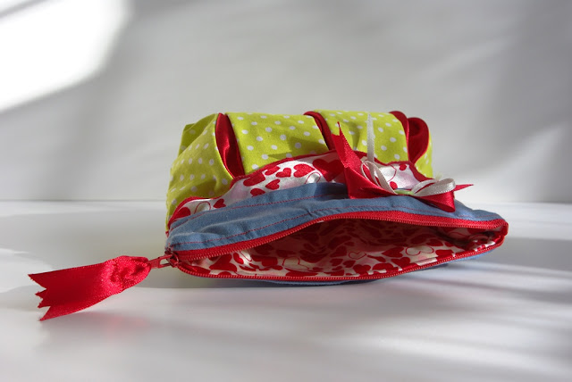 Upcycling Kosmetiktasche Susie von Pattydoo Upcycling Kosmetiktasche Susie von Pattydoo