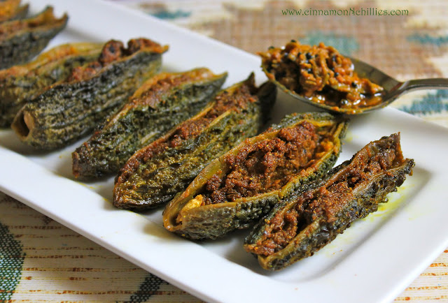 Achari Masala Karela/ Bitter Gourd with Pickle Masala Stuffing by ...