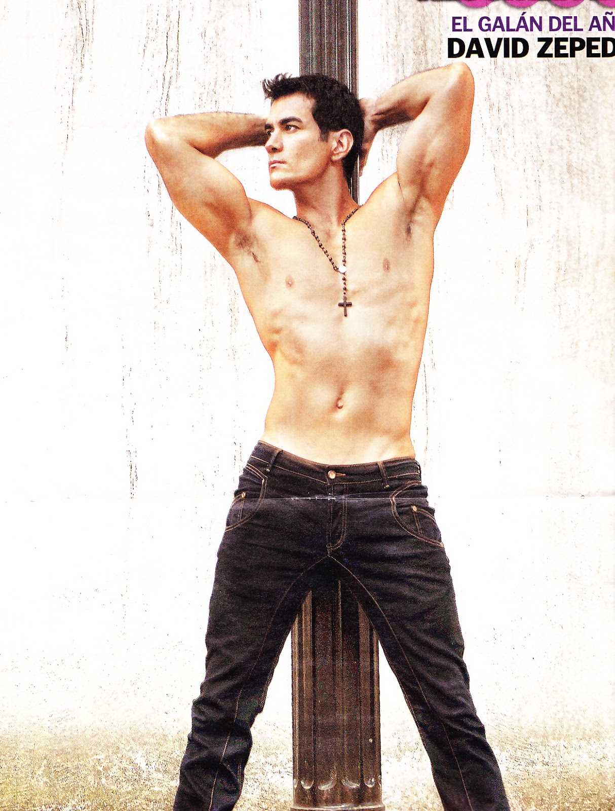 Man Central: David Zepeda: Shirtless