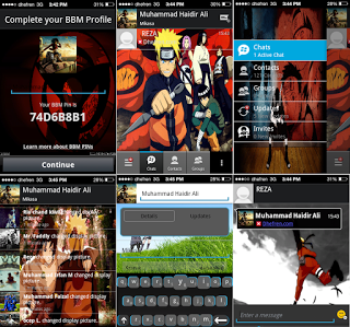 BBM Naruto for Gingerbread