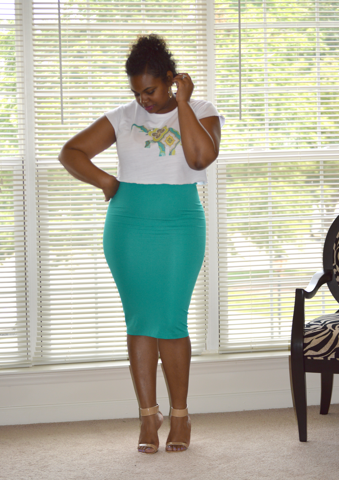 Fashion Design, Lifestyle, and DIY: #OOTD: How to Style a Mint Green Skirt?