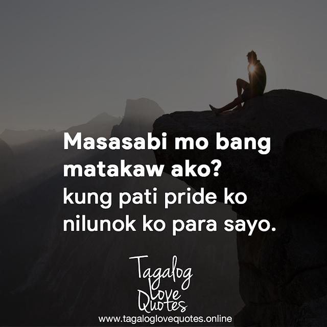 Masasabi mo bang matakaw ako?