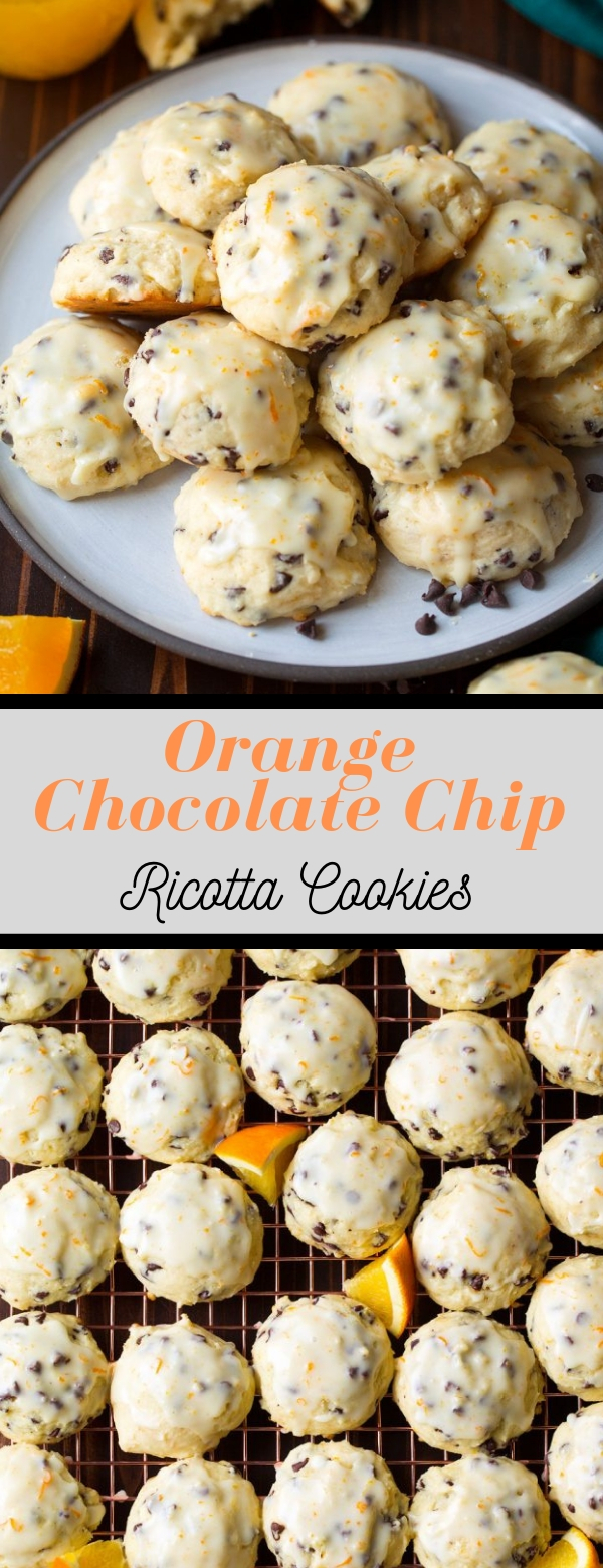 Orange Chocolate Chip Ricotta Cookies Cookies