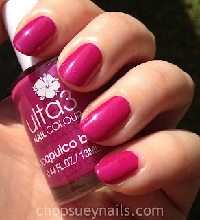 Ulta3 Candy Cane 2012 Greetings from Paradise - Acapulco Bliss Review Swatch
