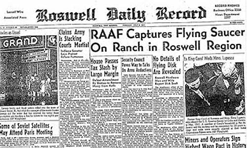 Incidente ovni de Roswell en 1947 Incidente ovni de Roswell en 1947