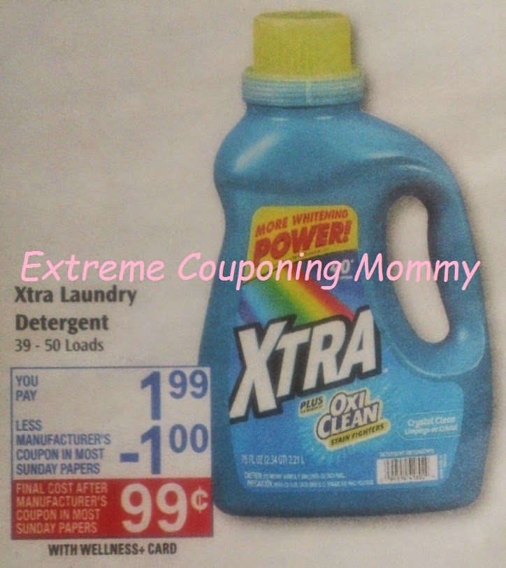 Extreme Couponing Mommy CHEAP Xtra Laundry Detergent at Rite Aid