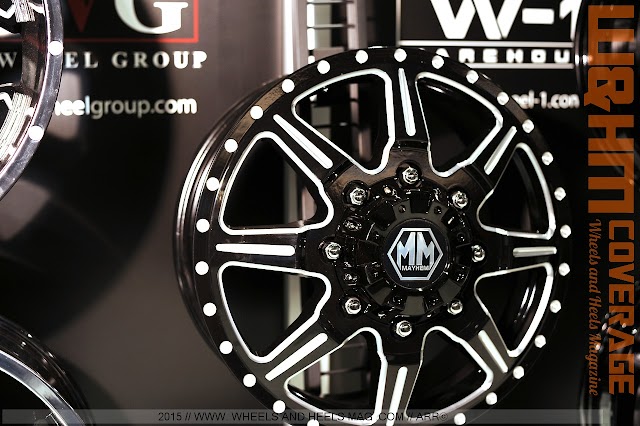 SEMA 2015 Wheels Coverage: The Wheel Group, Mayhem Offroad, Kraze Wheels, and F1R 