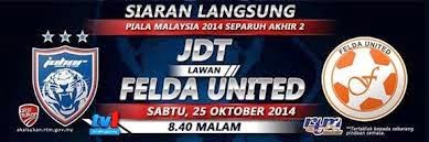 Video Gol JDT Tewaskan Felda United 25 Oktober 2014 Video Gol JDT Tewaskan Felda United 25 Oktober 2014