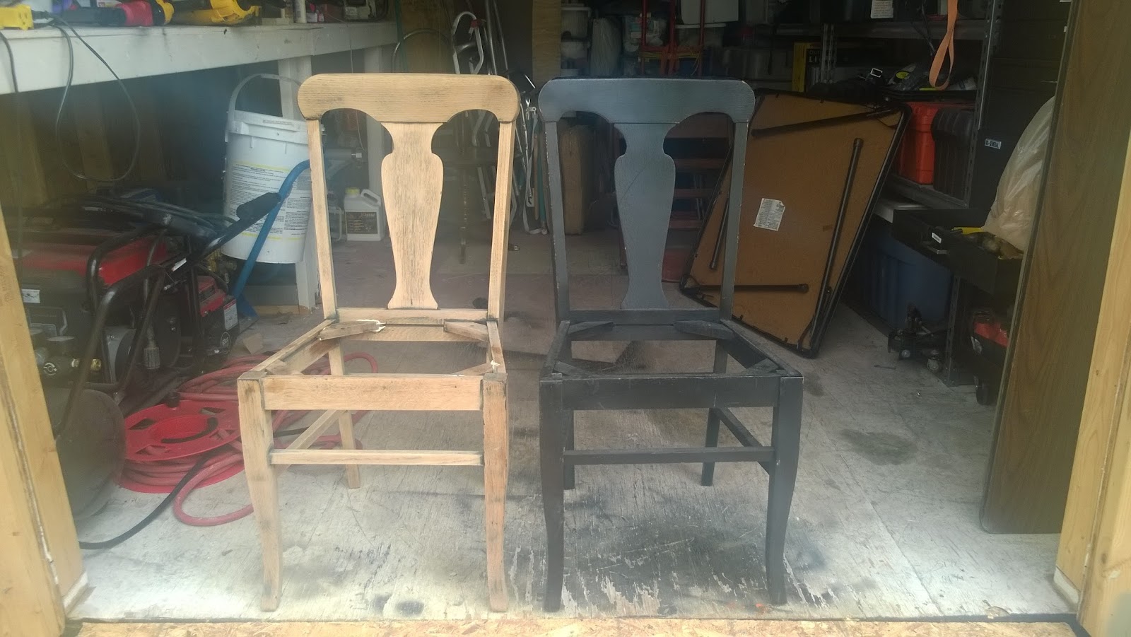 Homespun Redone Antiques What to do with extra dining chairs