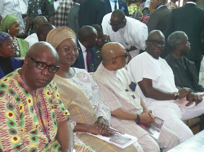 osin4 Photos: Osinbajo, Ngige, Oshiomole, Fayemi, others attend the funeral of former governor of Old Western Region, Adeyinka Adebayo