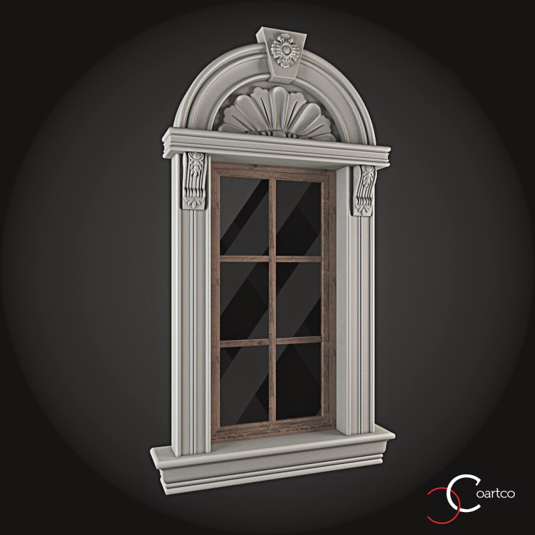 Ornamente Geamuri Exterior Cod: WIN-026 Ornamente Geamuri Exterior, Arcada fatade case cu profile decorative polistiren, profile fatada, Model Cod: WIN-026