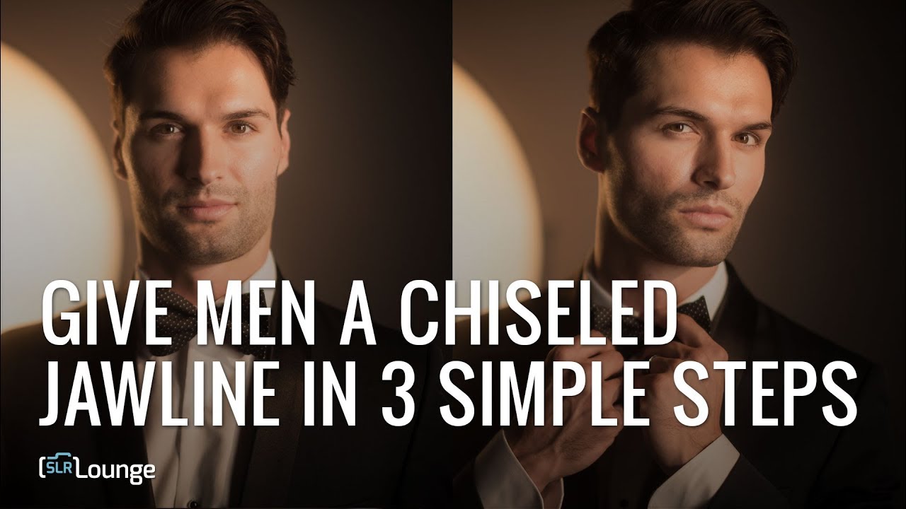 Give Men A Chiseled Jawline In 3 Simple Steps Photography Blog Tips