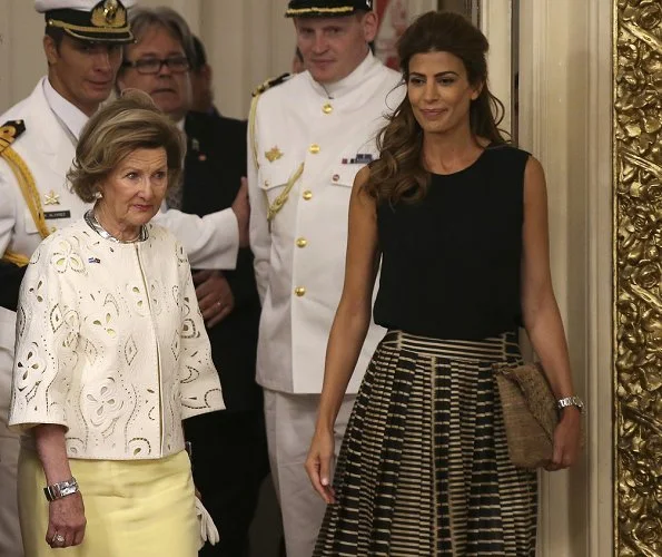 Argentina's President Mauricio Macri and First Lady Juliana Awada. King Harald and Queen Sonja