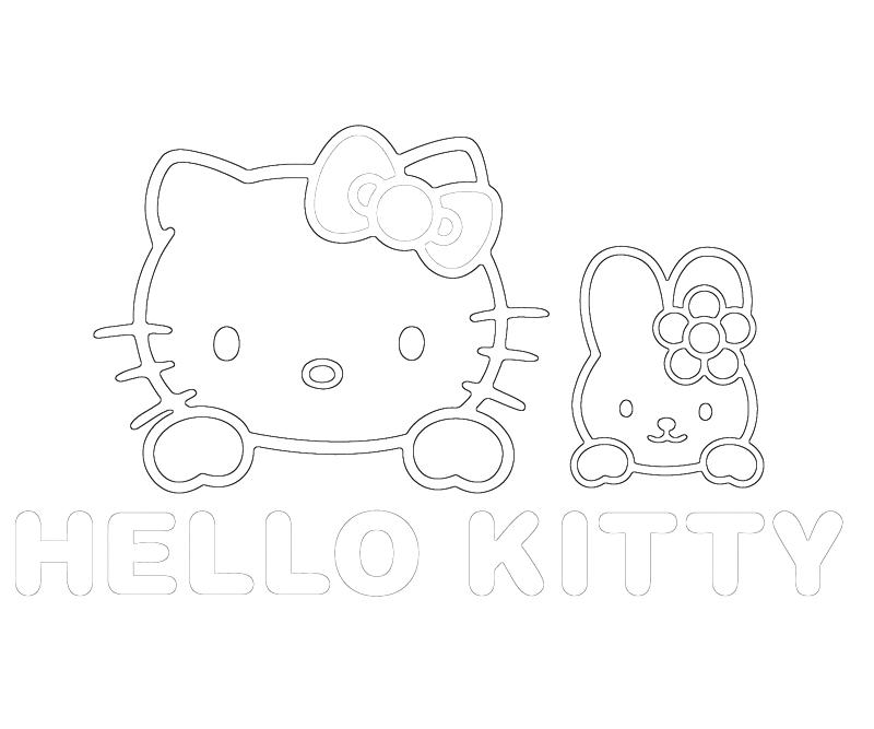 Hello Kitty Logo Coloring Pages / Hello Kitty & Friends Coloring Book