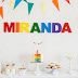 El tercer cumpleaños de Miranda: rainbow party