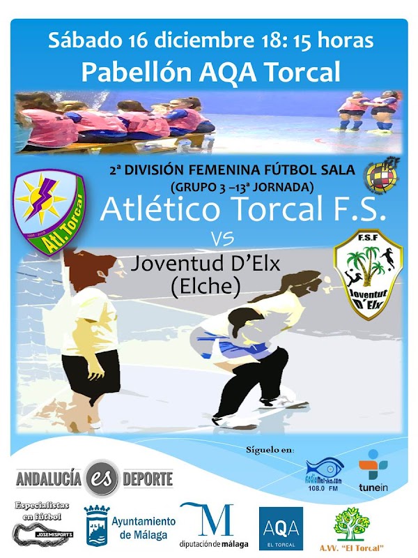 Atlético Torcal - Joventut d'Elx, partido eléctrico hoy en el AQA - 18:15 horas -