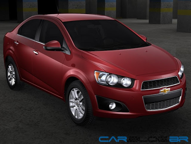 Chevrolet Sonic 2013 vermelho