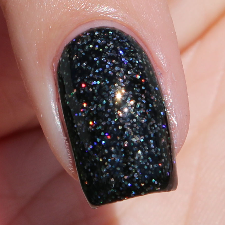 Grace-full Nail Polish Deep Dark Magic swatched by Olivia Jade Nails
