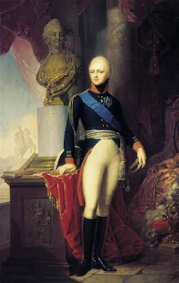 Portrait of Grand Duke Alexander Pavlovich by V.Borovikovsky 1800