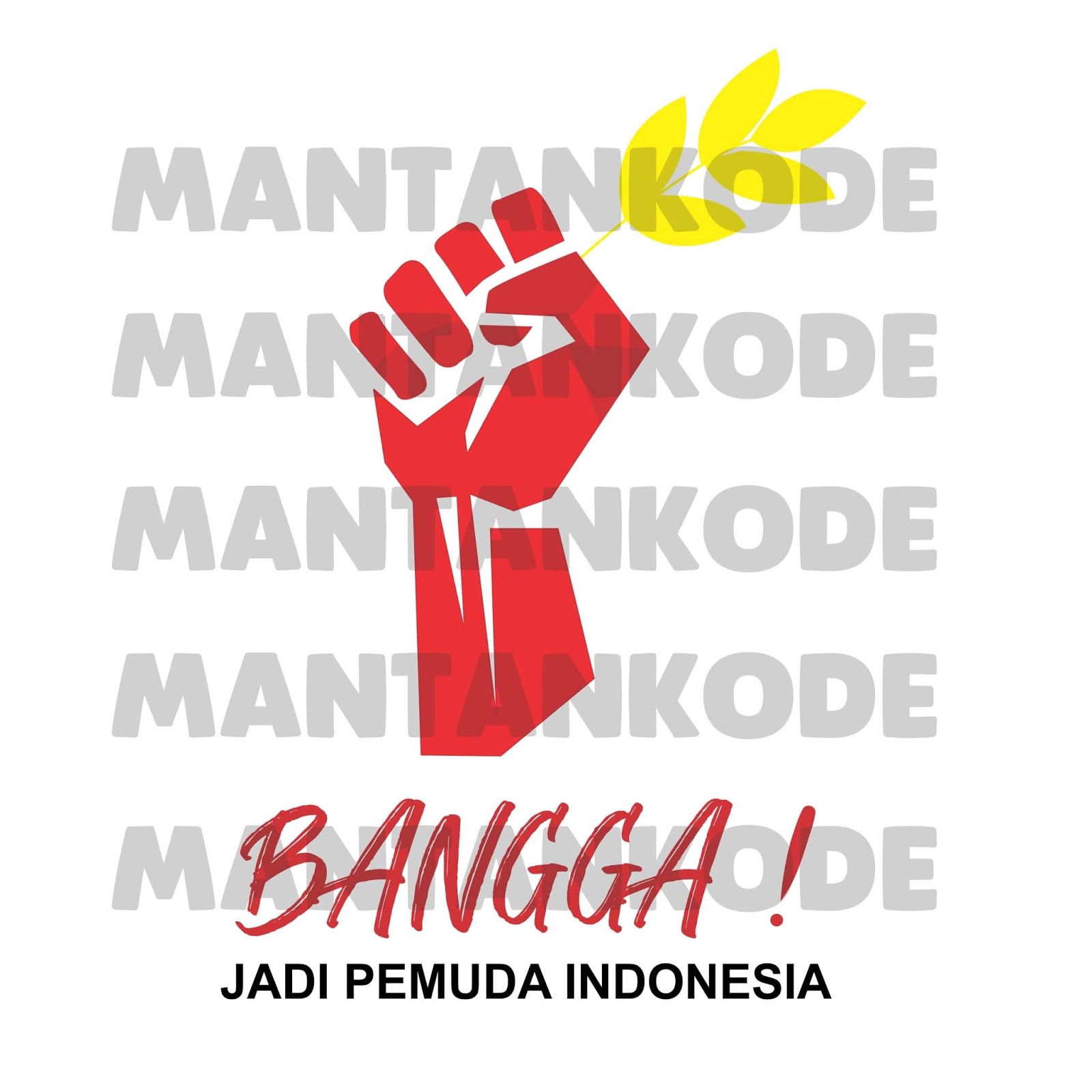 Logo Bangga Jadi Pemuda Indonesia - MANTANKODE