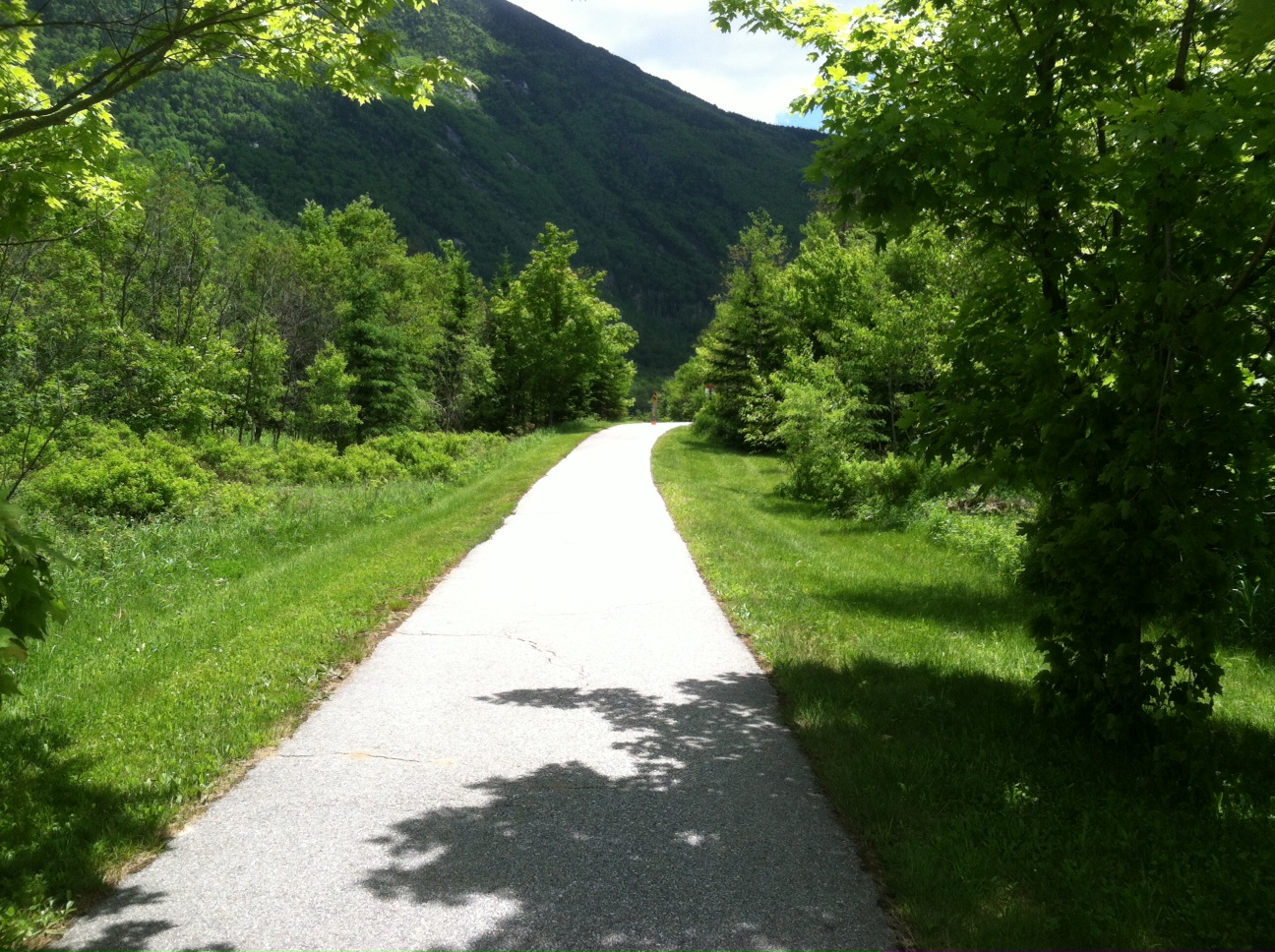 Sixbears in the Woods Franconia Notch by bike