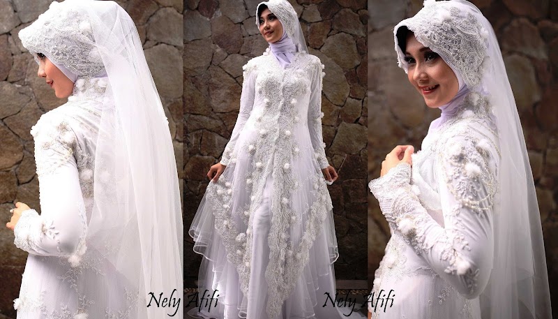 49 Info Terkini Baju Pengantin Muslim Sederhana Putih
