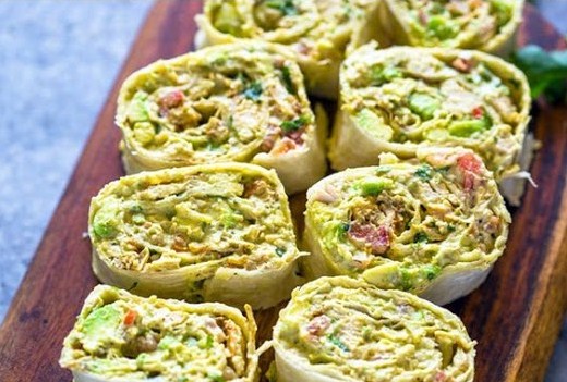 Chicken and Avocado Roll-ups Chicken and Avocado Roll-ups