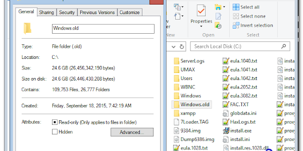 Mengapa Dan Bagaimana Menghapus Folder Windows.old Windwos 10