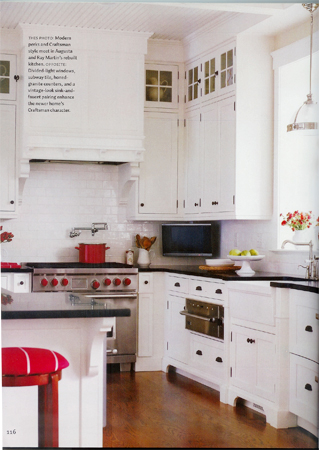 First Lady of the House: {Black & White} Kitchen
