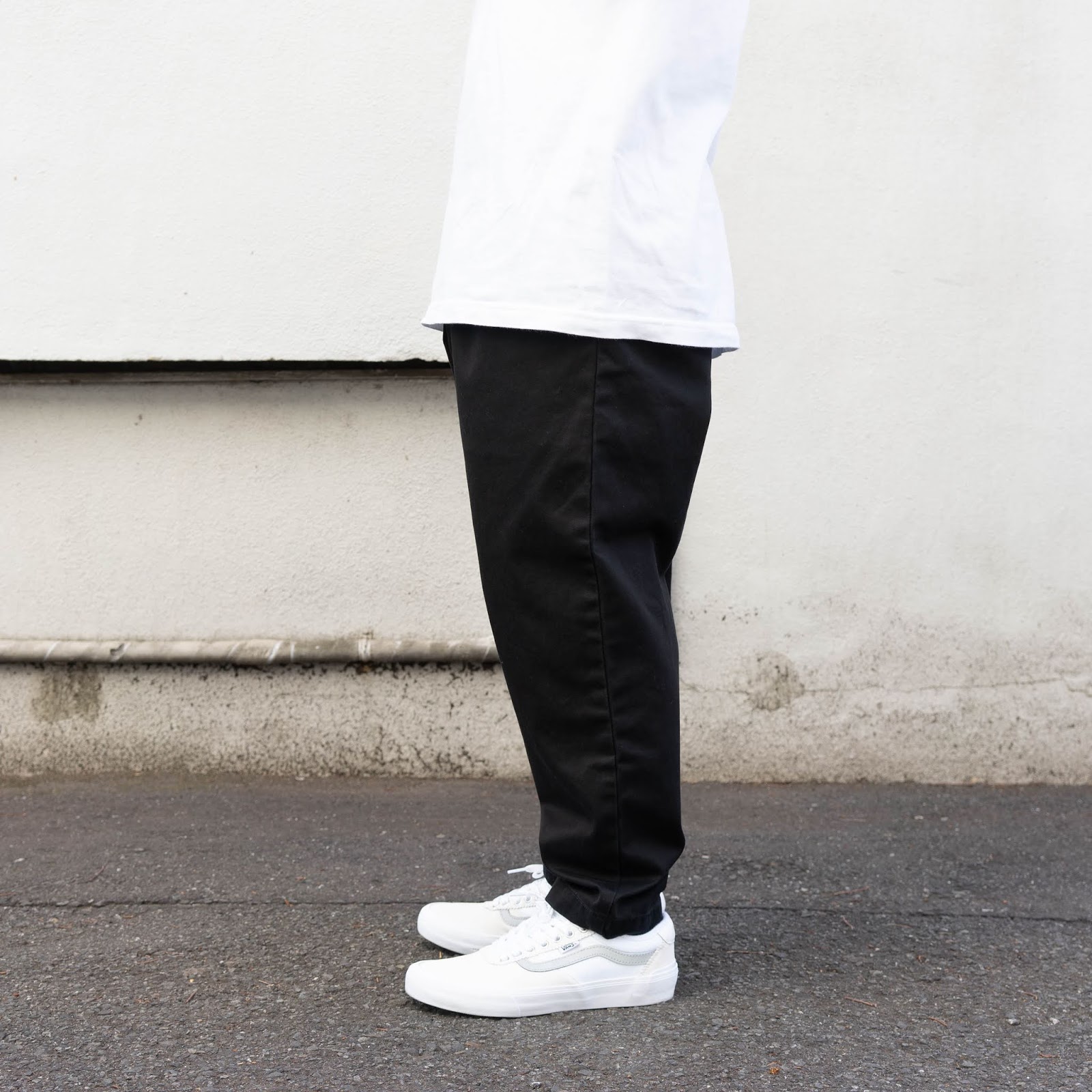 ラッピング対象外 CUP AND CONE C Fit Chino Black Pants | mediafisher.fr