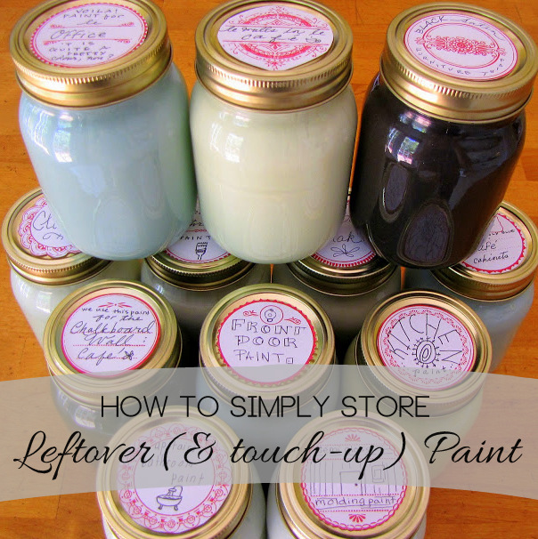 Goodbye House Hello Home Blog How To Simply Leftover How To Simply Leftover And Touch Up Paint