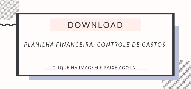 Download | Planilha para controle de gastos