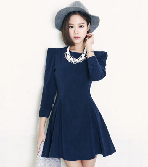 [Dabagirl] Padded Shoulder Sheath Dress | KSTYLICK - Latest Korean ...