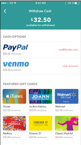 5 apps that pay you paypal or gift cards 5 money making apps 2018