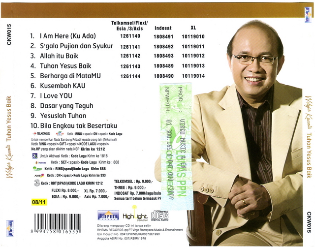 LAGU MP3 WELYAR KAUNTU KUSEMBAH KAU YESUS/TUHAN YESUS BAIK