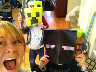 Thirty-Something-Sass: Minecraft Birthday Party!