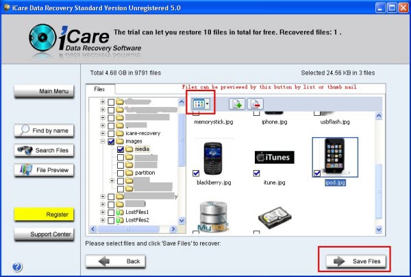 icare data recovery free registration code