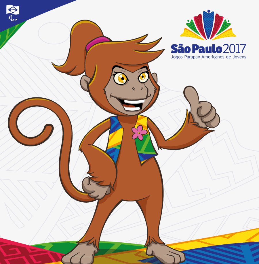 Mascote dos Jogos Parapan-Americanos de Jovens São Paulo 2017 terá nome  escolhido em votação popular - CPB