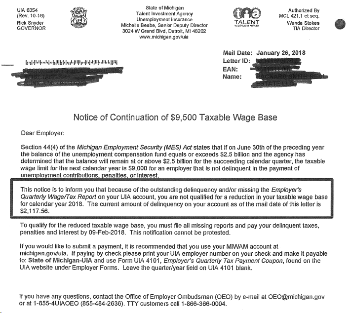 doug zandstra cpa cfe ea 2018 form uia 4101