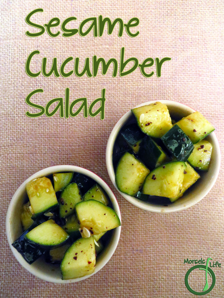 Sesame Cucumber Salad Morsels of Life
