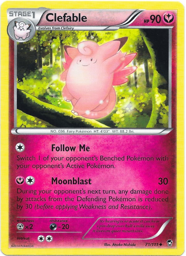 Clefable -- Furious Fists Pokemon Card Review ...