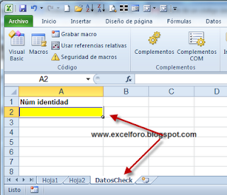VBA: Controlar el acceso a un libro de Excel.