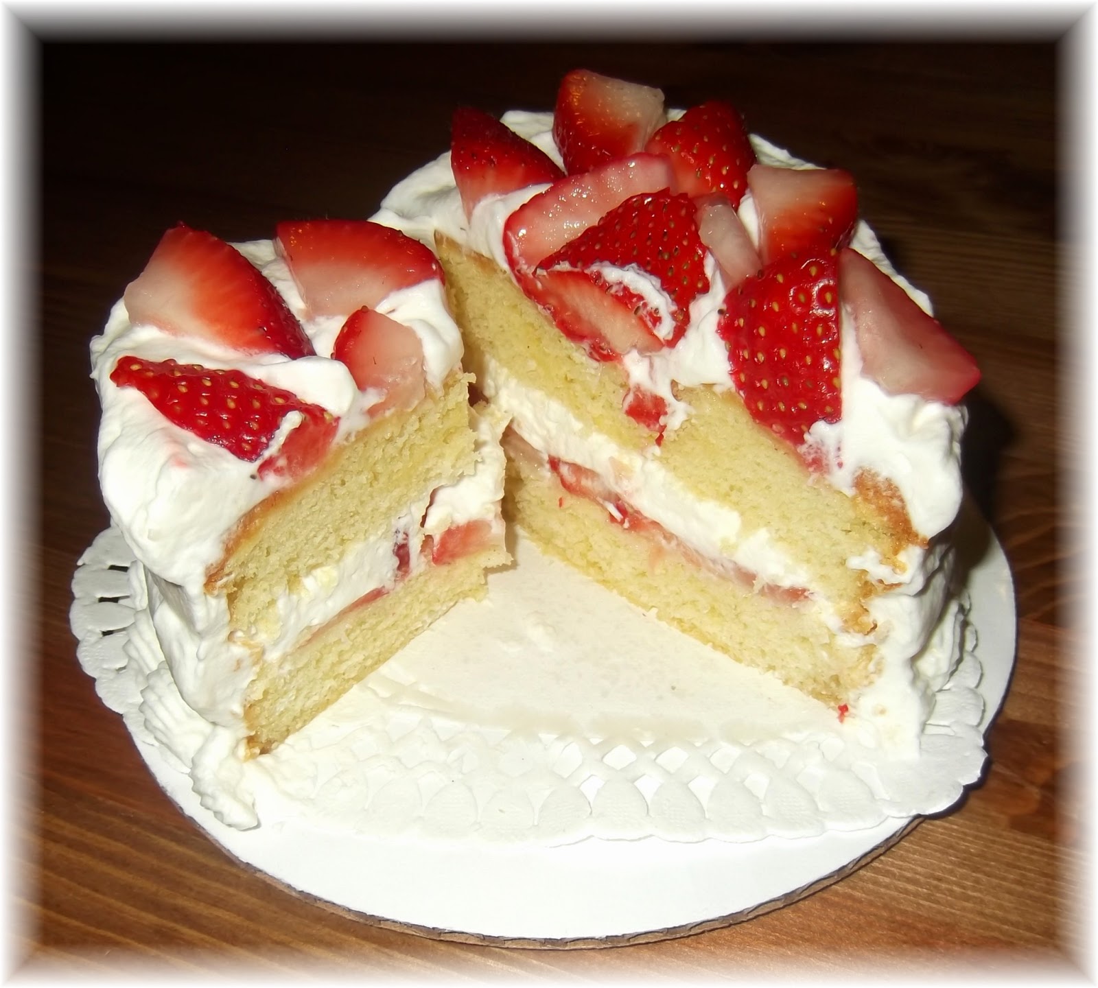 Ina Garten Country Cake With Strawberries And Whipped Cream Ina Garten Country Cake With Strawberries And Whipped Cream