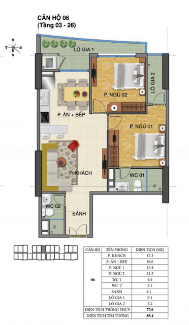 Căn hộ số 06 tòa Trường Thành A- Tràng An Complex Căn hộ số 06 tòa Trường Thành A- Tràng An Complex