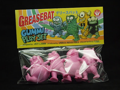 Pink Edition Greasebat & Friends Gummi Play Set by Jeff Lamm & Unbox Industries