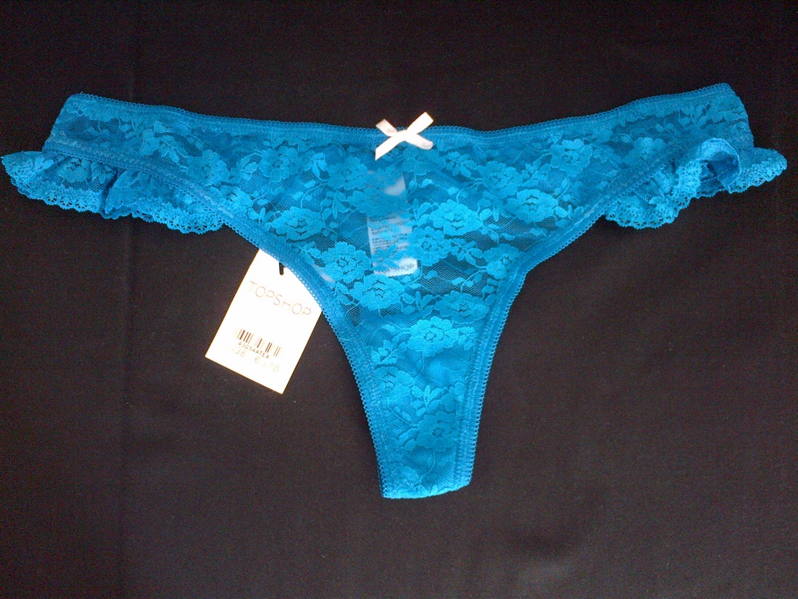 Inteem: Topshop Lace Side Frill Thong