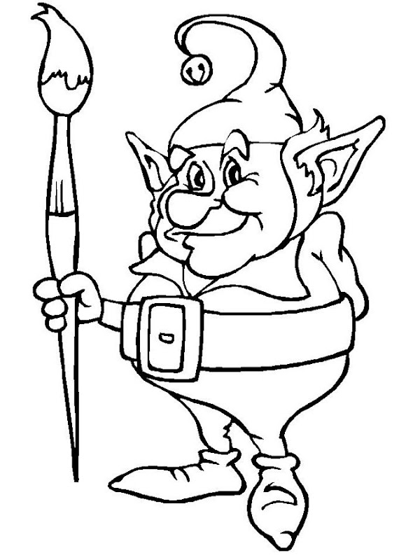Elf On The Shelf Coloring Pages | Coloring Pages For Free