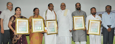 Sansad Ratna Award winning MPs with Governor of Tamil Nadu