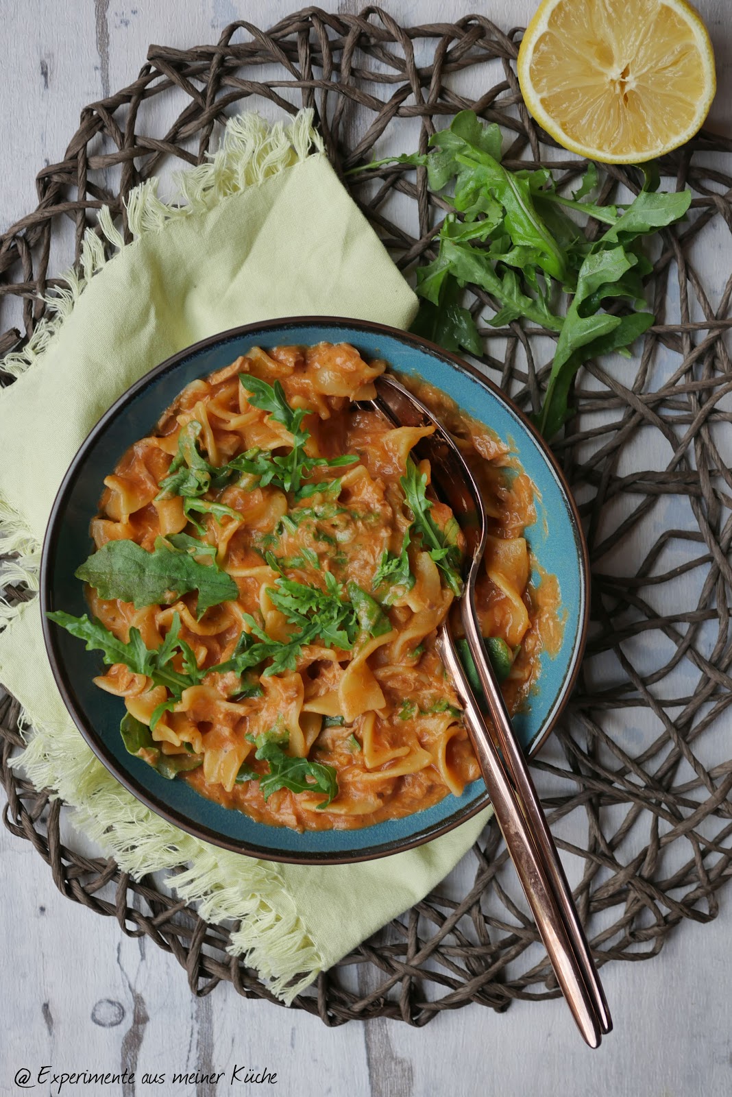 Experimente aus meiner Küche: Cremige One Pot Pasta mit Thunfisch