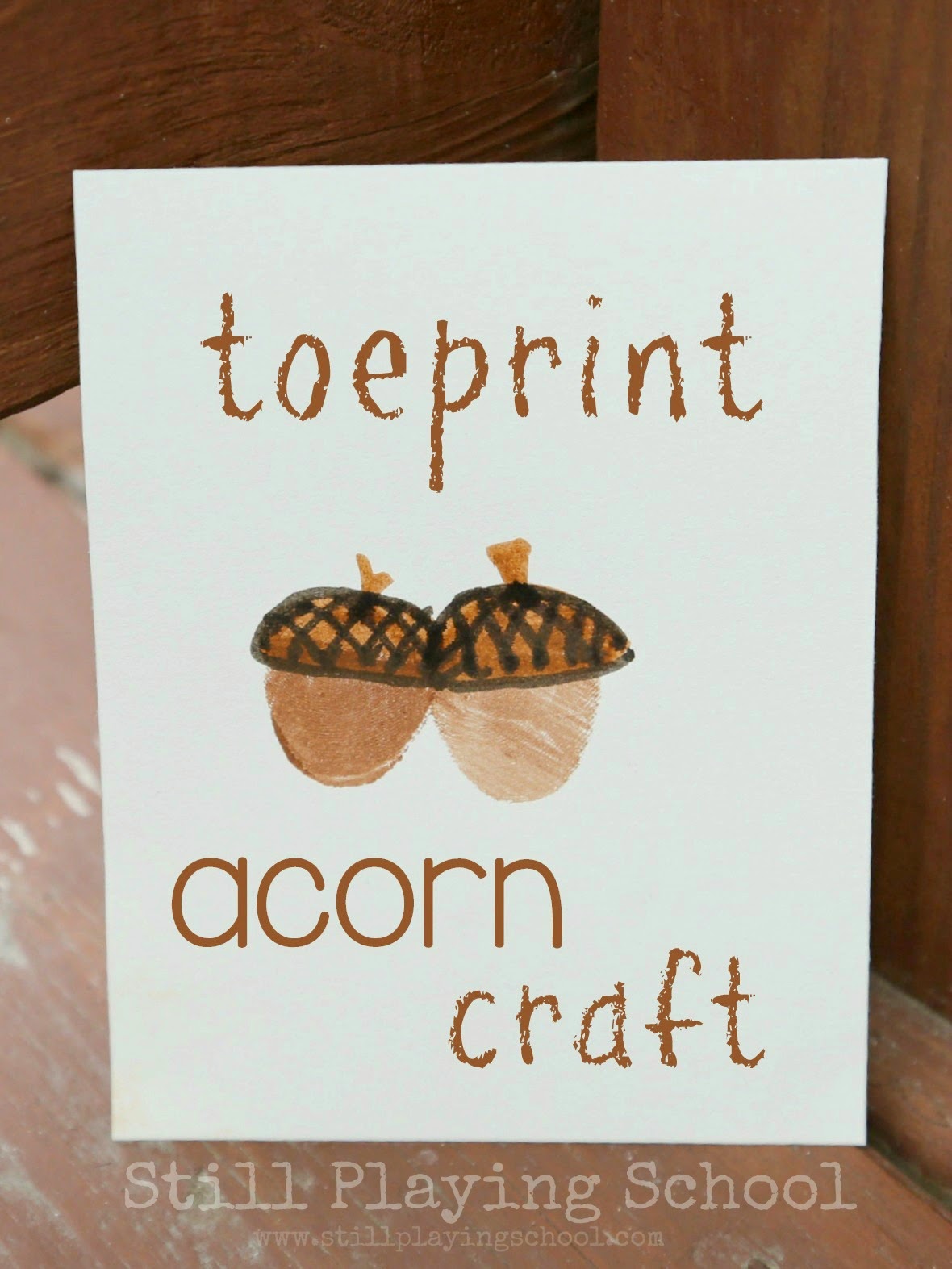 The best acorn crafts and activities for kids still playing school